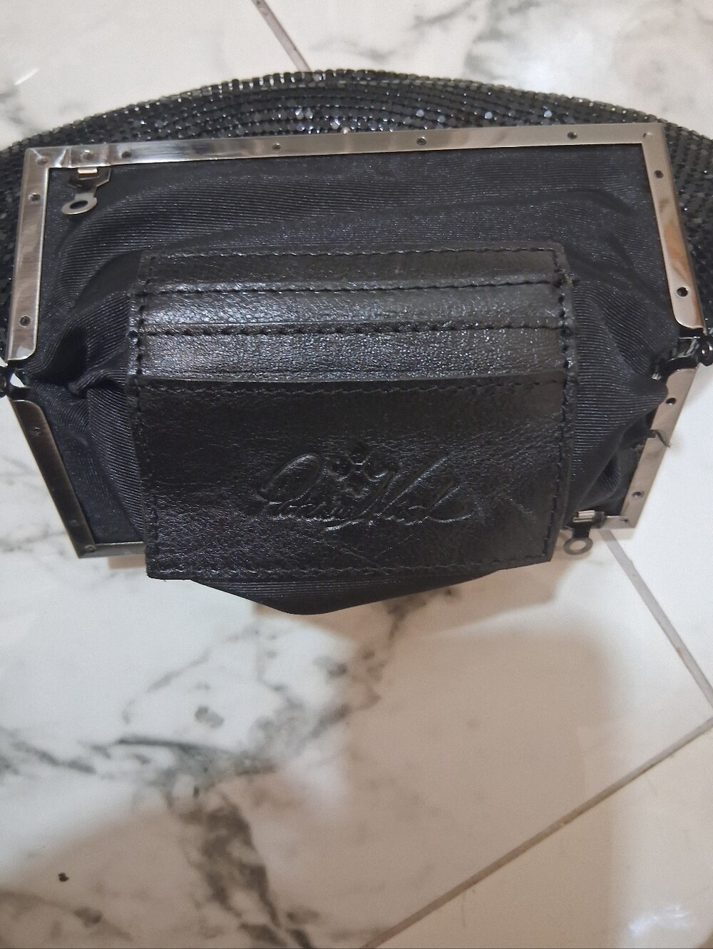 Patricia Nash Black Sequin Frame Clutch - Picture 5 of 7